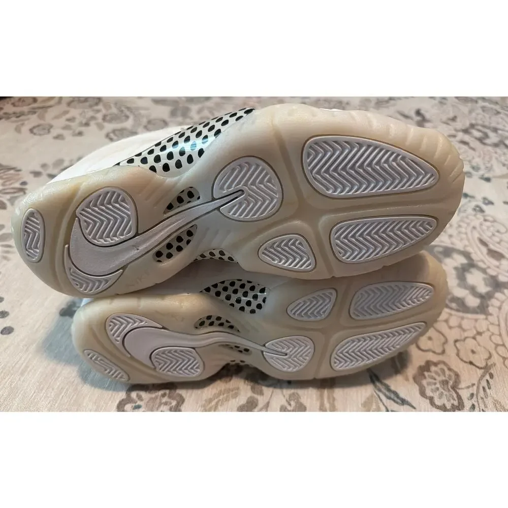 Nike Little Posite One GS Triple White Size 7Y Foamposite HQ1959-100 VNDS No Box